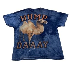 HUMP DAAAY Funny Graphic Tee Thrifted Vintage Style Size 2XL
